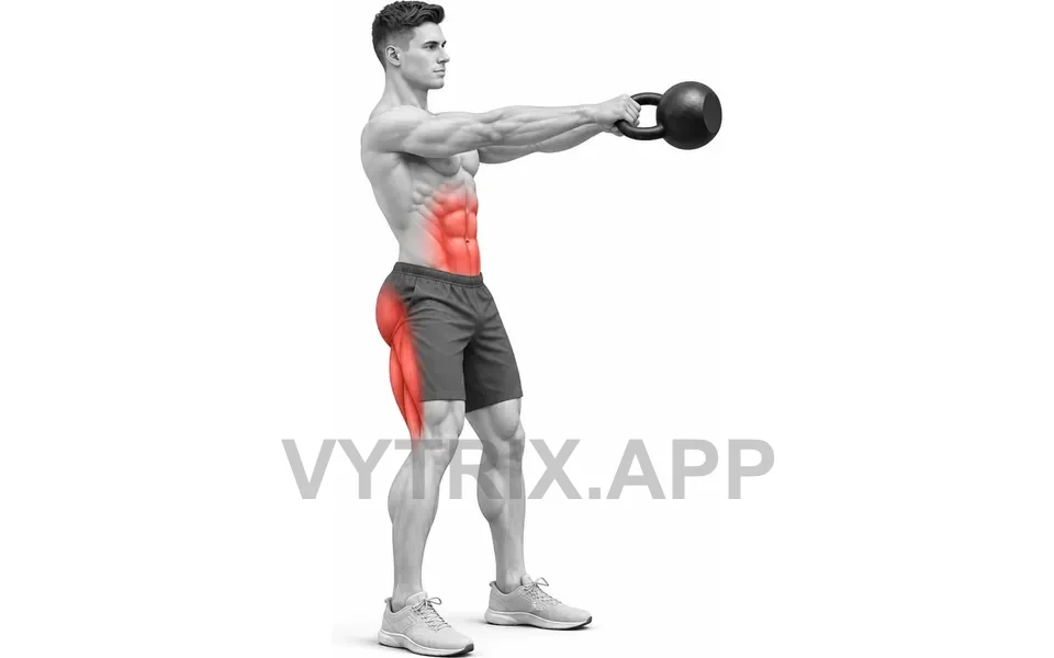 Uitvoering van Kettlebell Swing