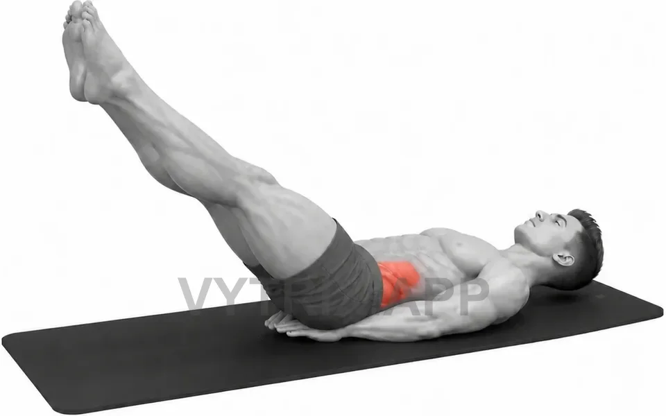 Uitvoering van Leg Raise