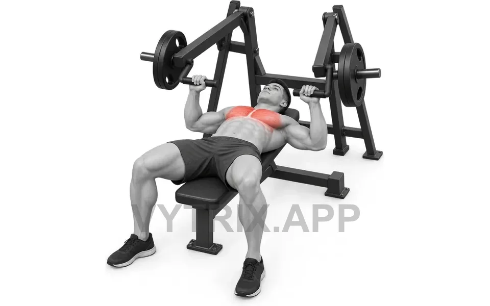 Uitvoering van Lying Plate Loaded Chest Press (Machine)