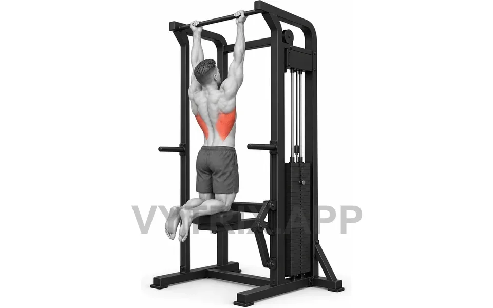 Uitvoering van Assisted Chin Up (Machine)