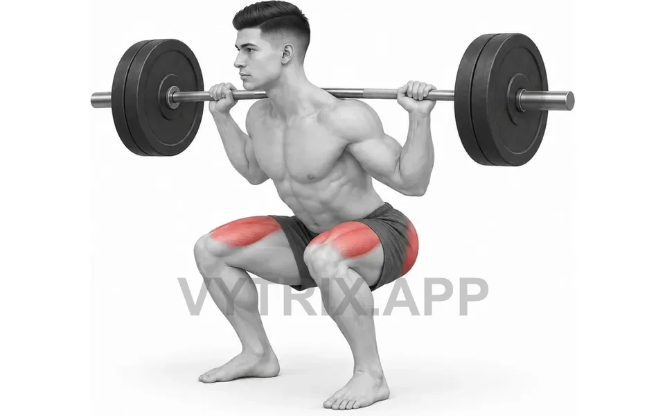 Uitvoering van Pause Squat