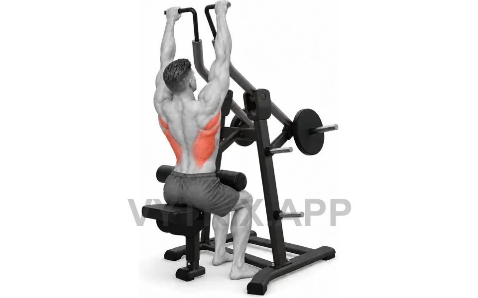 Uitvoering van Plate Loaded Lat Pulldown
