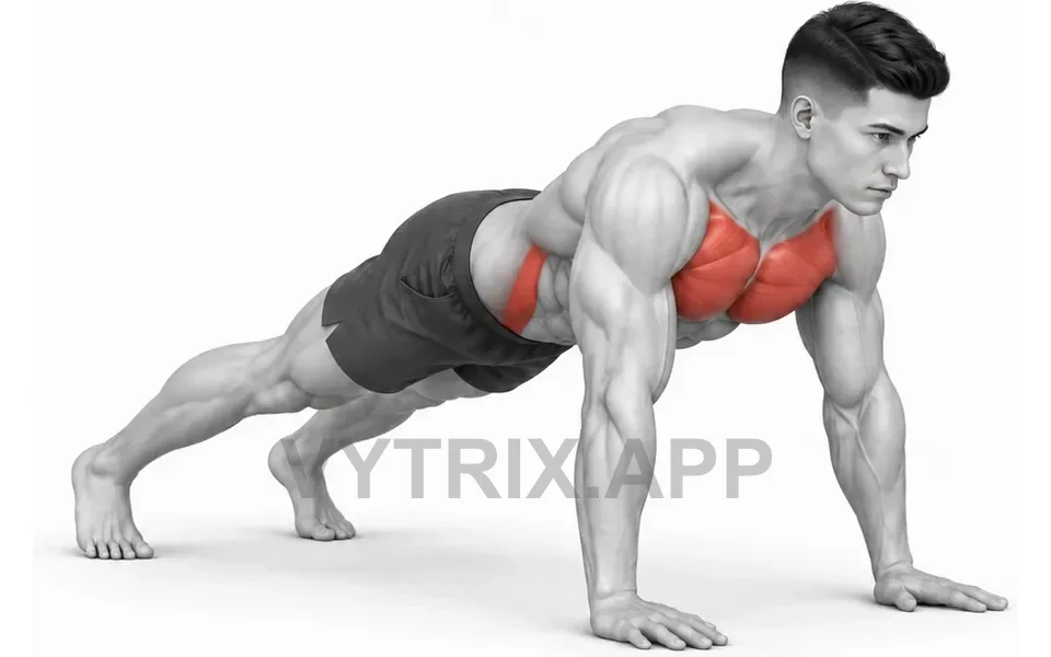 Uitvoering van Push-Up to Side Plank (Bodyweight)
