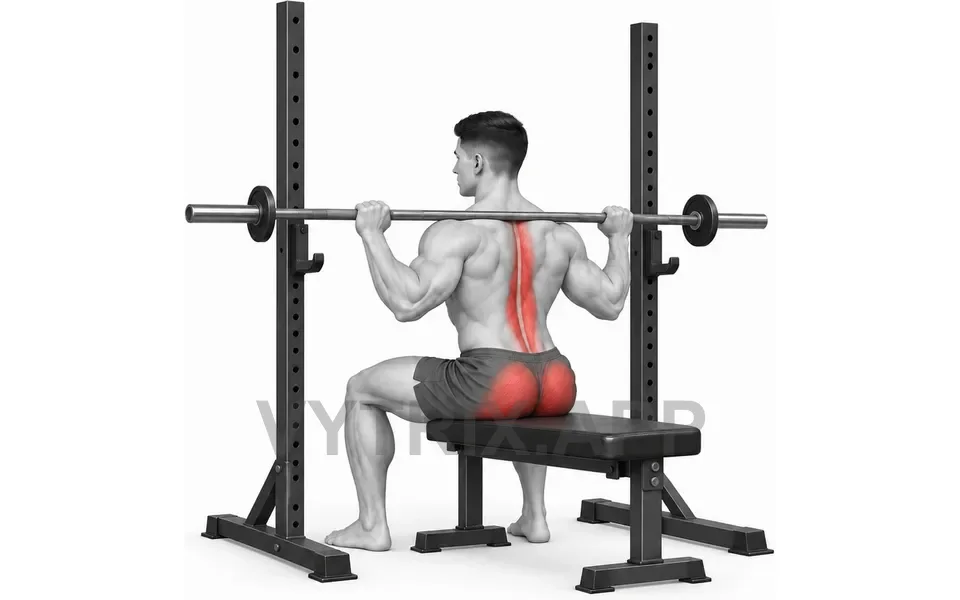 Uitvoering van Seated Good Morning (Barbell)
