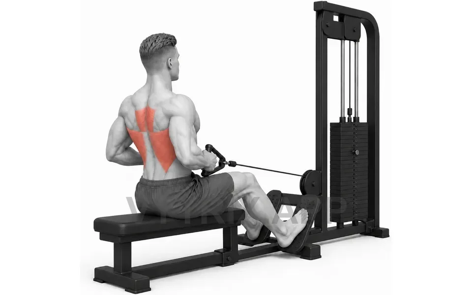 Uitvoering van Seated Cable Row