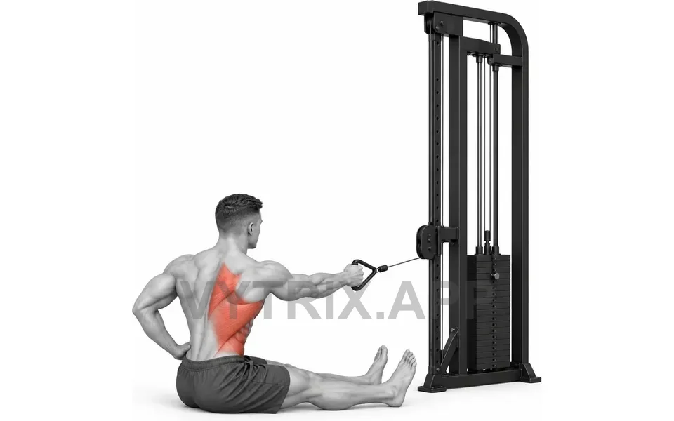 Uitvoering van Seated Single Arm Row with Rotation (Cable)