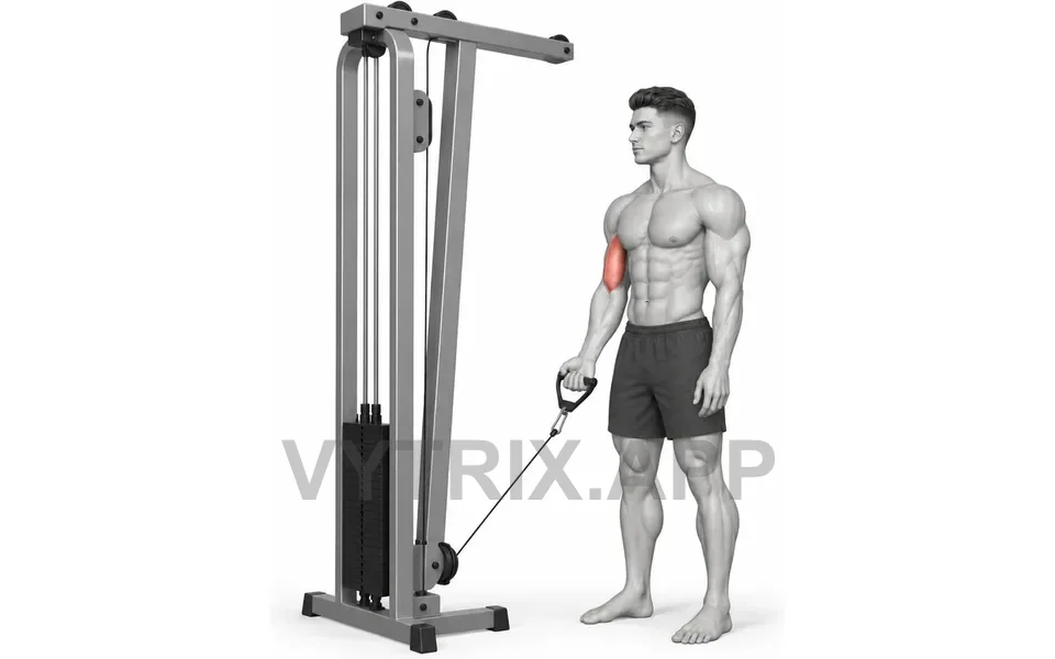 Uitvoering van Single Arm Curl (Cable)