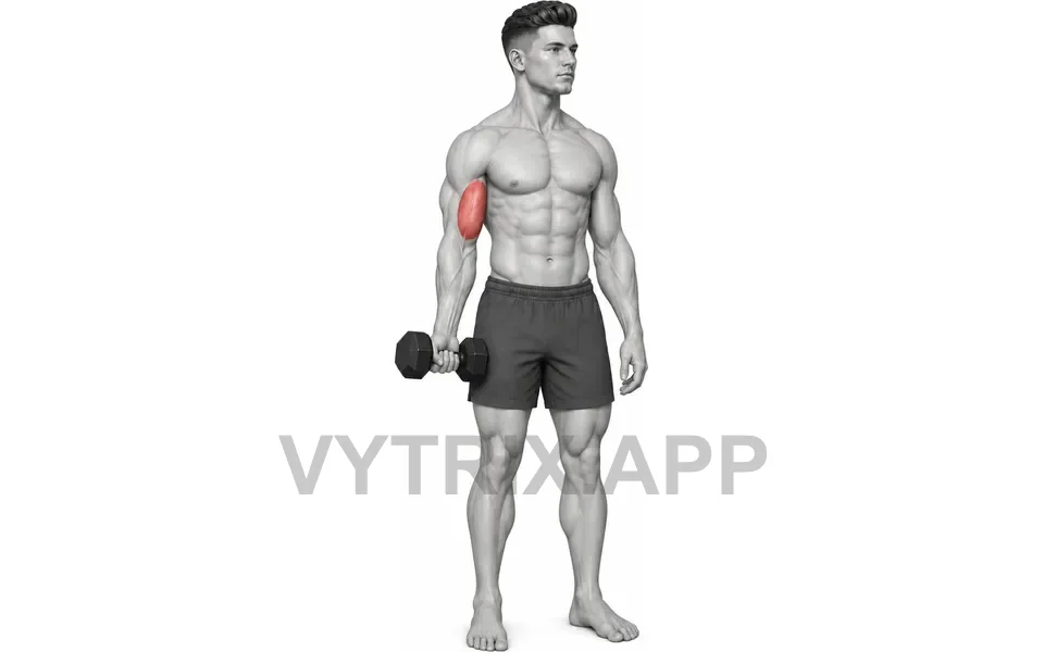 Uitvoering van Single Arm Curl (Dumbbell)