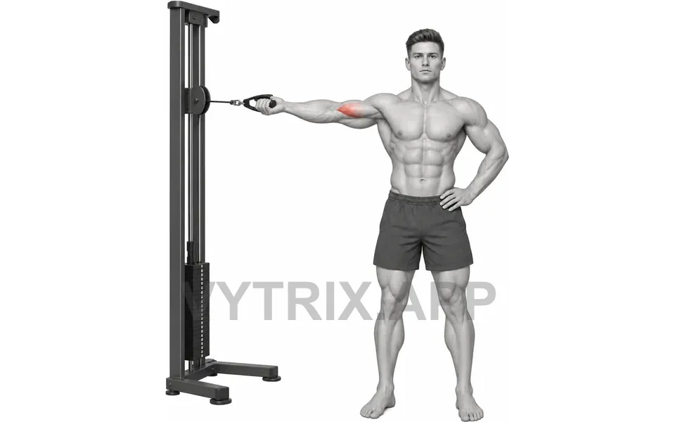 Uitvoering van Single Arm High Curl (Cable)