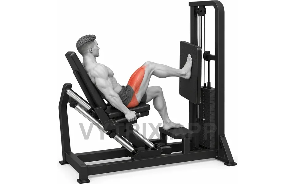 Uitvoering van Single Leg Horizontal Seated Leg Press (Machine)