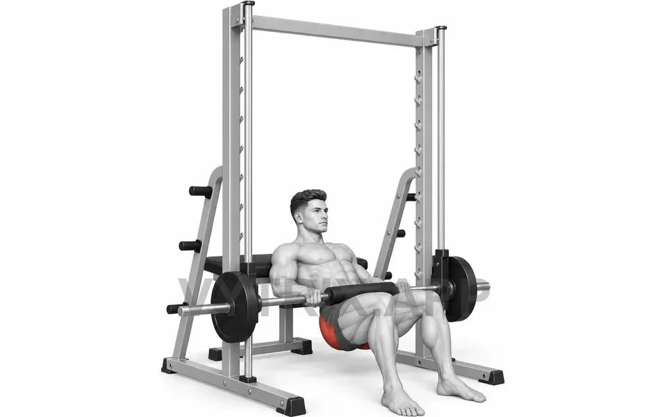 Uitvoering van Smith Hip Thrust (Machine)