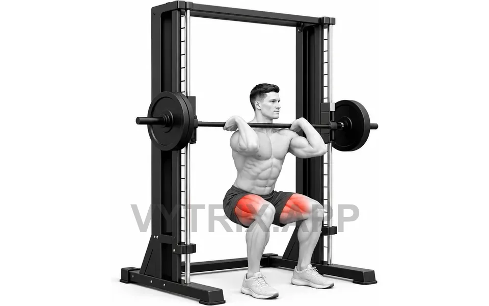 Uitvoering van Smith Machine Front Squat