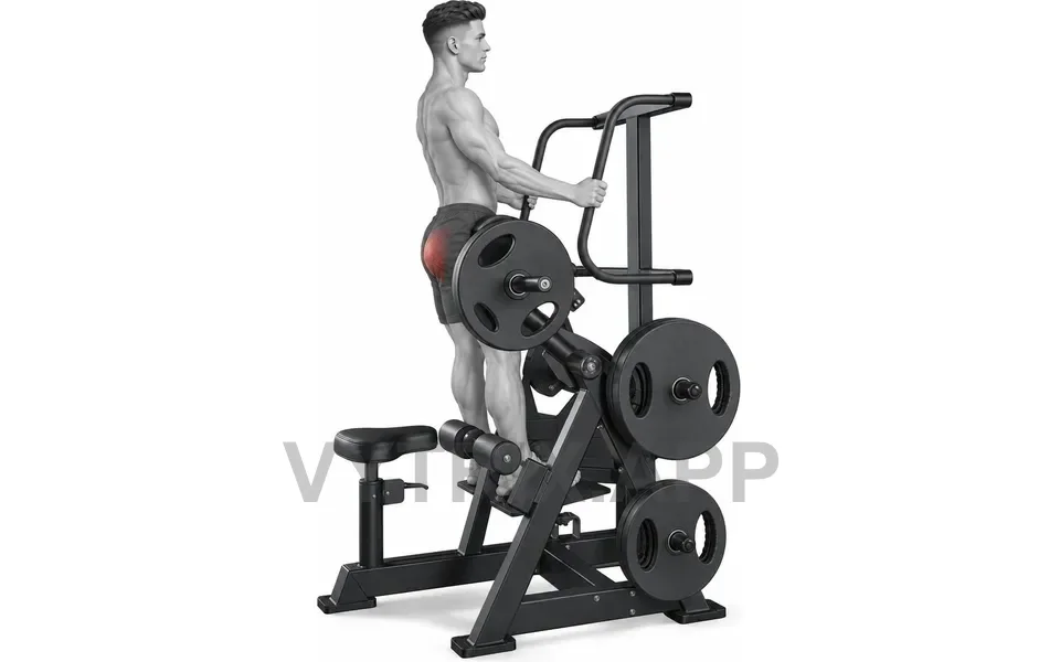 Uitvoering van Standing Hip Thrust Machine