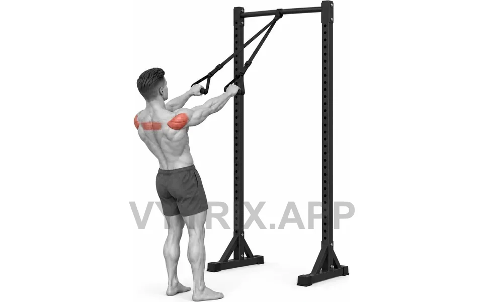 Uitvoering van Face Pull (Suspension Trainer)