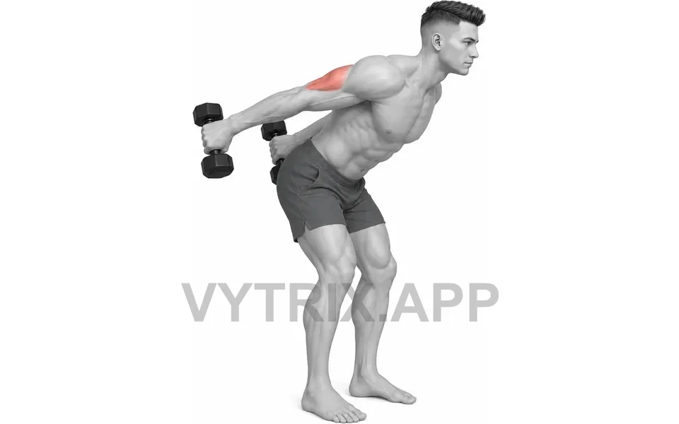 Uitvoering van Tricep Kickback