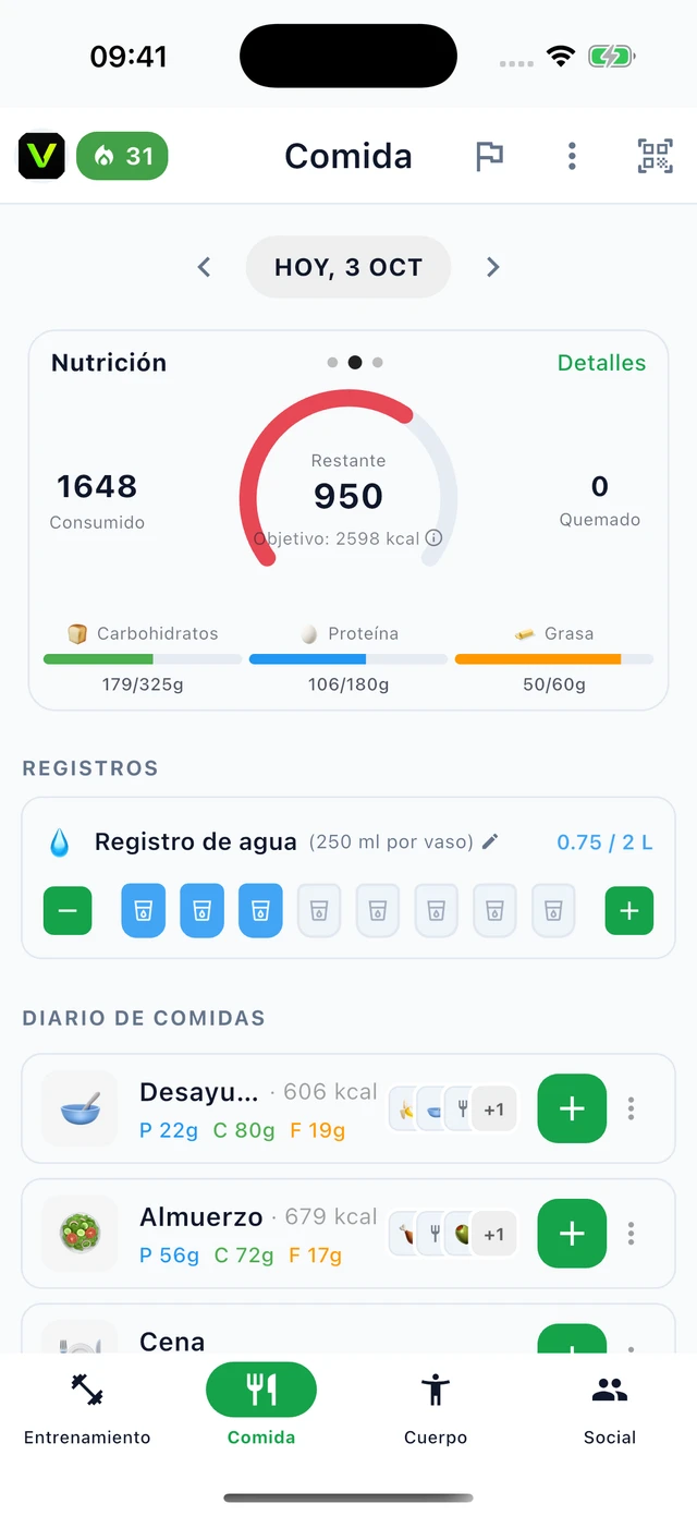 Alimentación · Vytrix