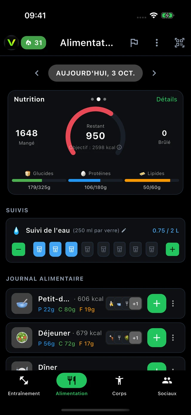 Alimentation · Vytrix