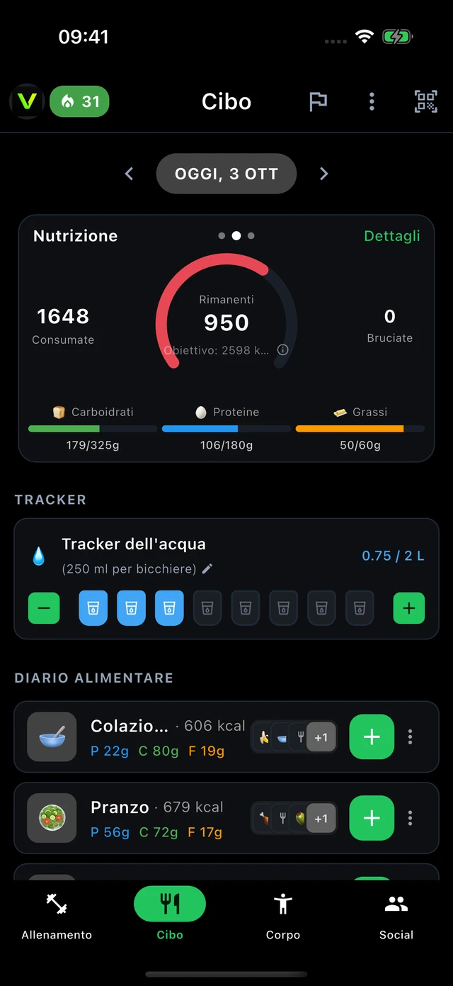 Alimentazione · Vytrix