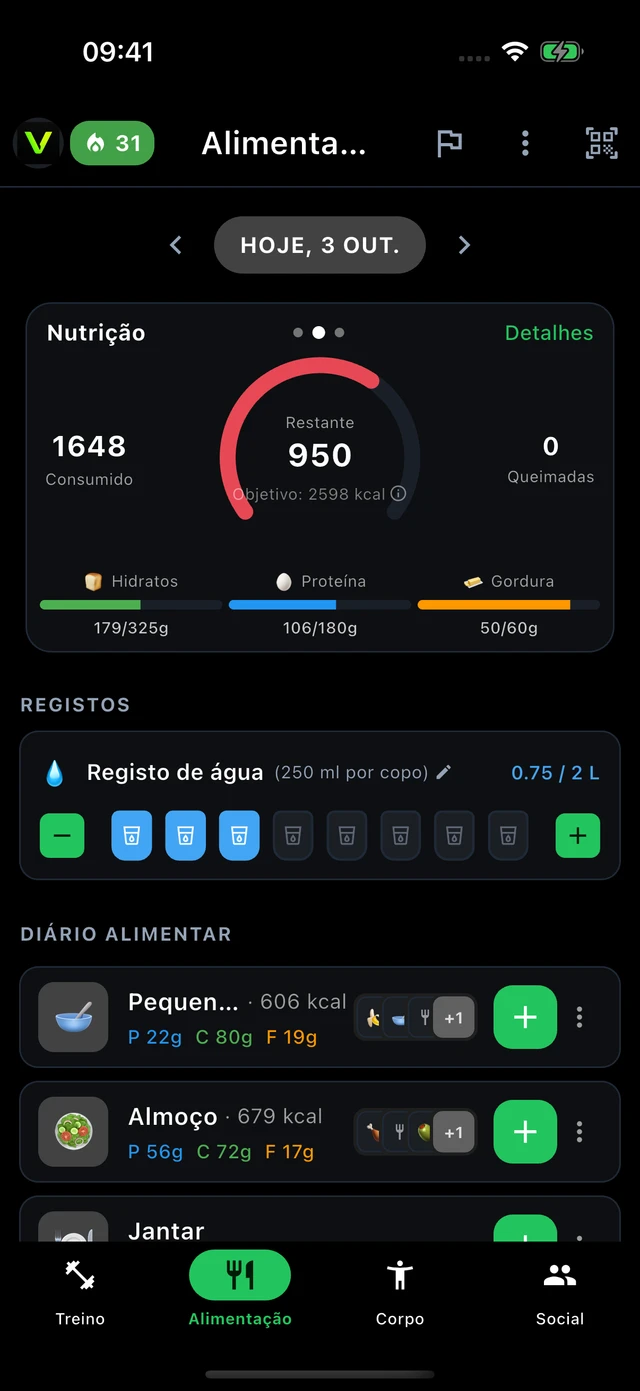 Alimentação · Vytrix