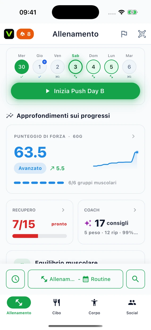 Allenamento · Vytrix