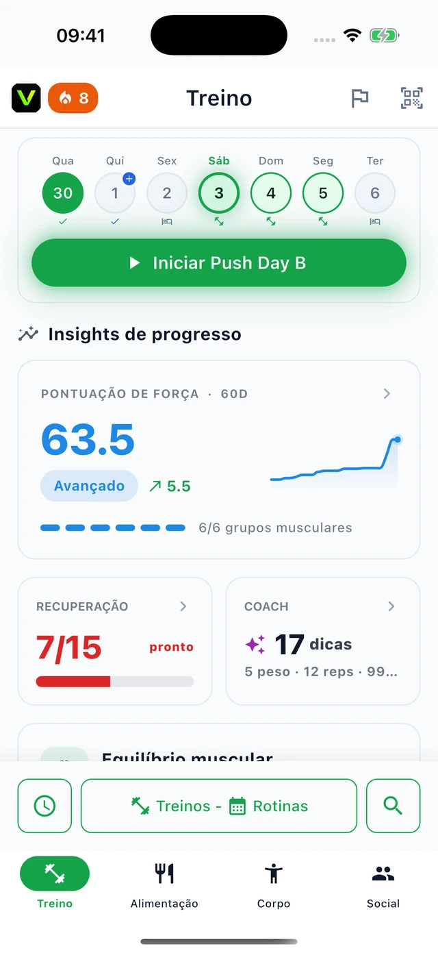 Treino · Vytrix