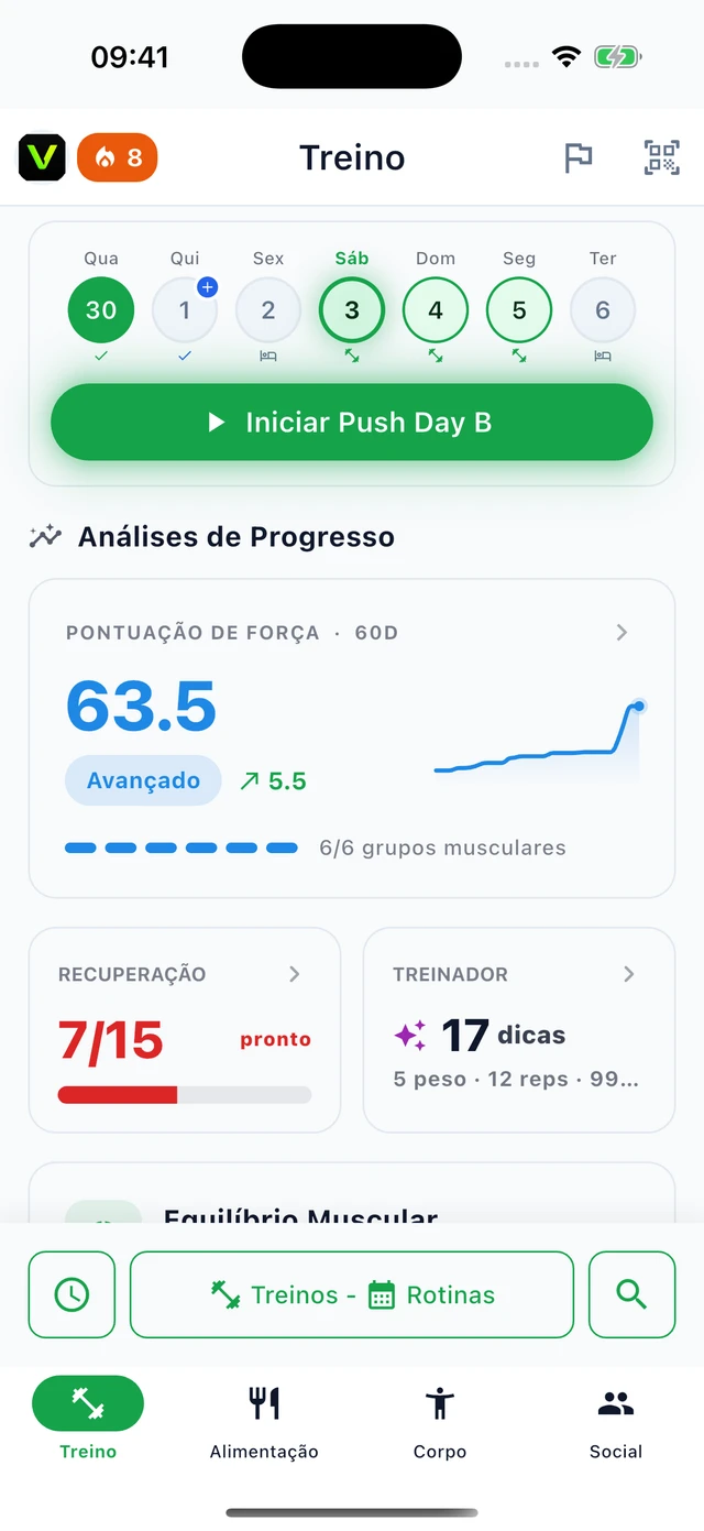 Treino · Vytrix